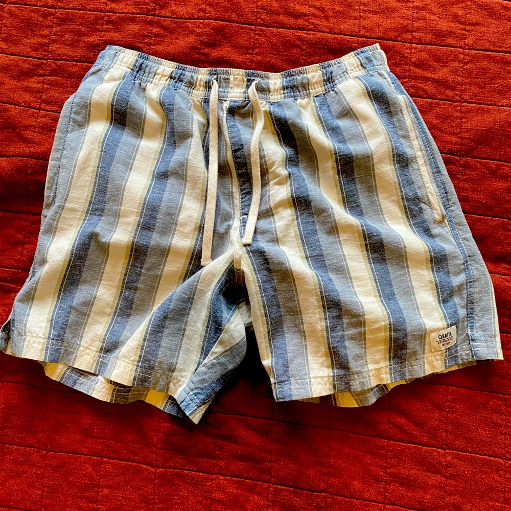KATIN linen drawstring shorts M